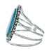 Sterling Silver Kingman Turquoise Native American Cuff Bracelet SN20394